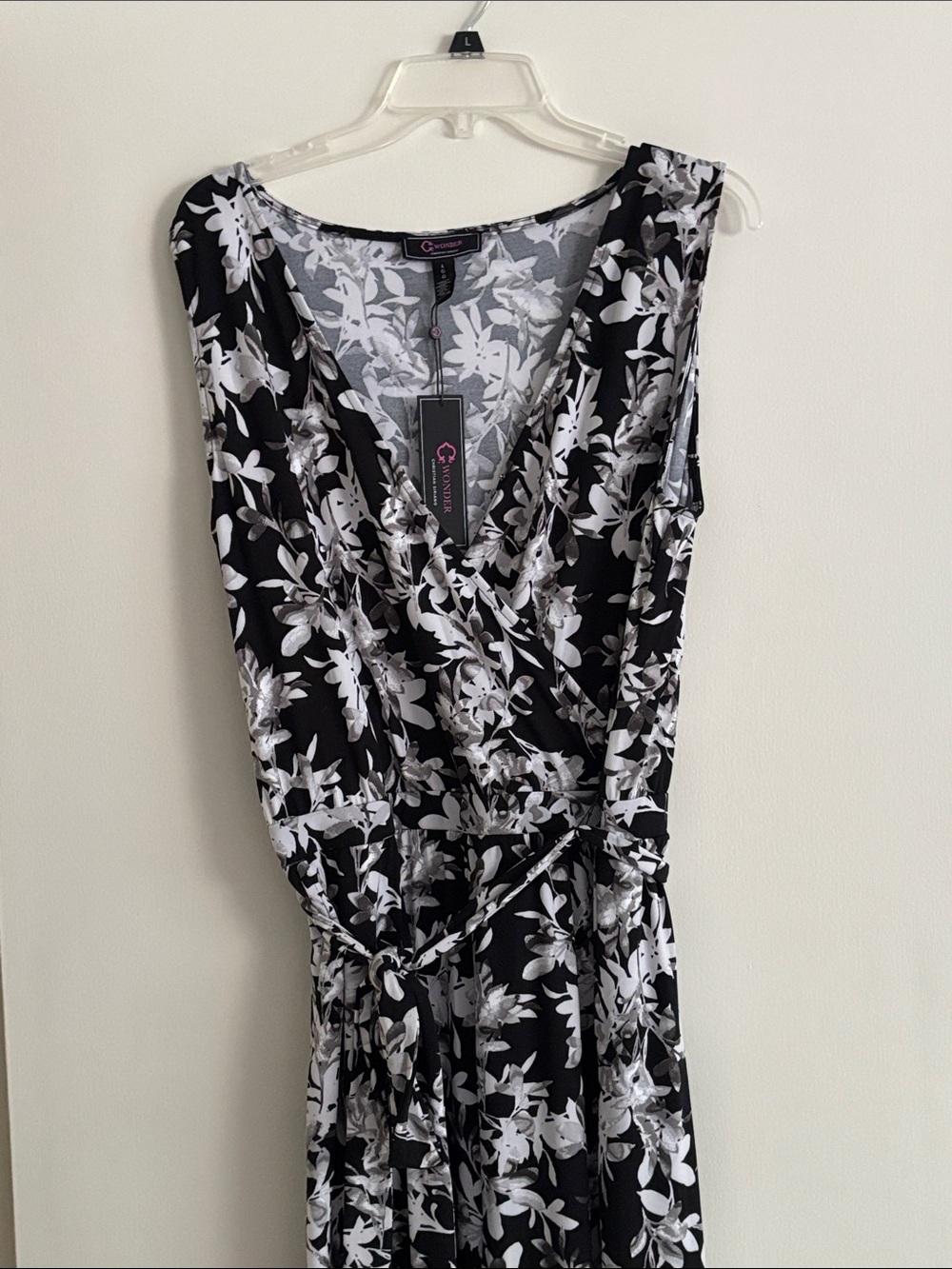 Black & White Floral Jumper
